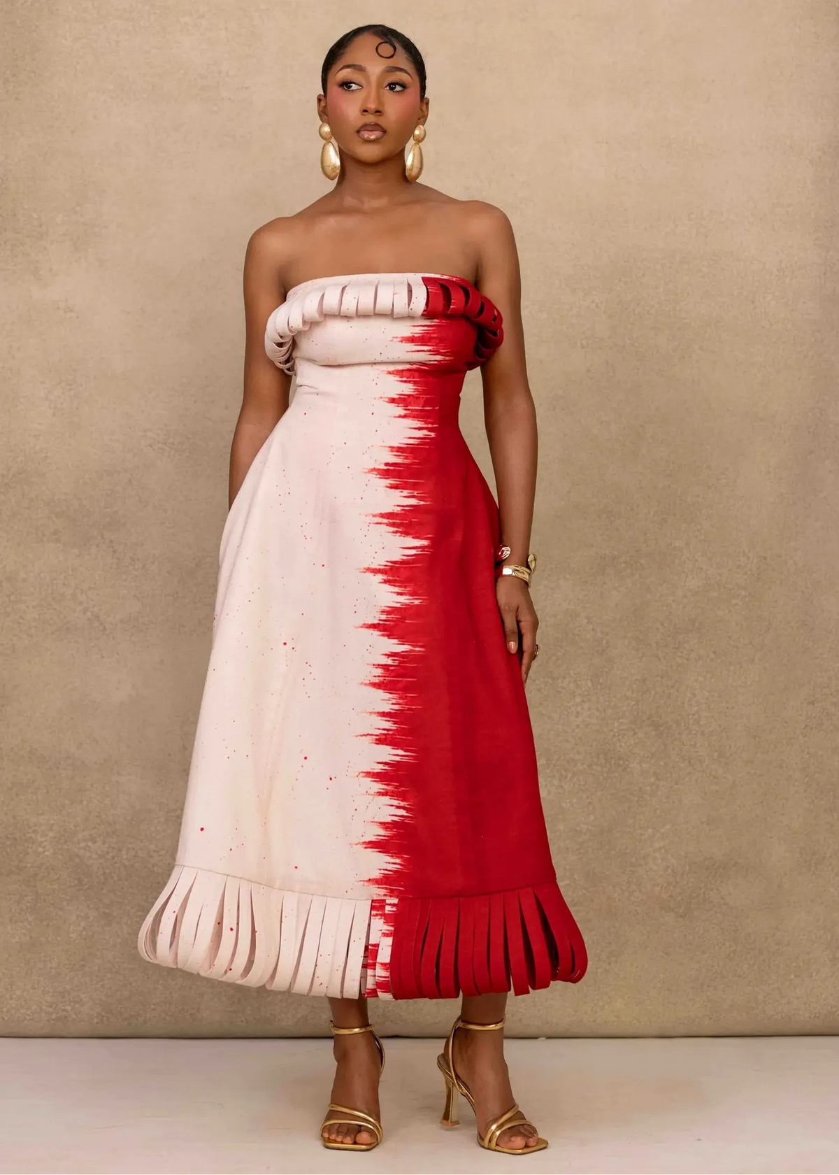 Ruks á la mode Dress Amari Bubble Midi Dress