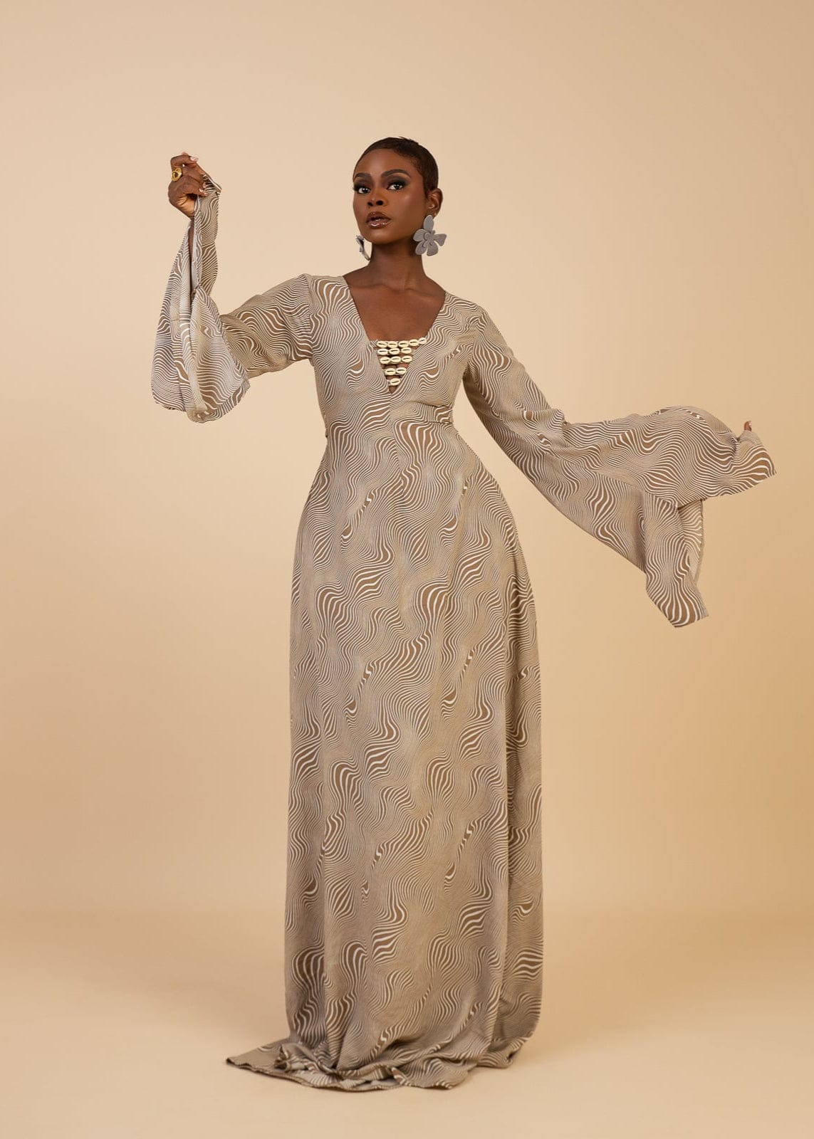 Ruks à la mode Dress Beige / 6 Zora Dress