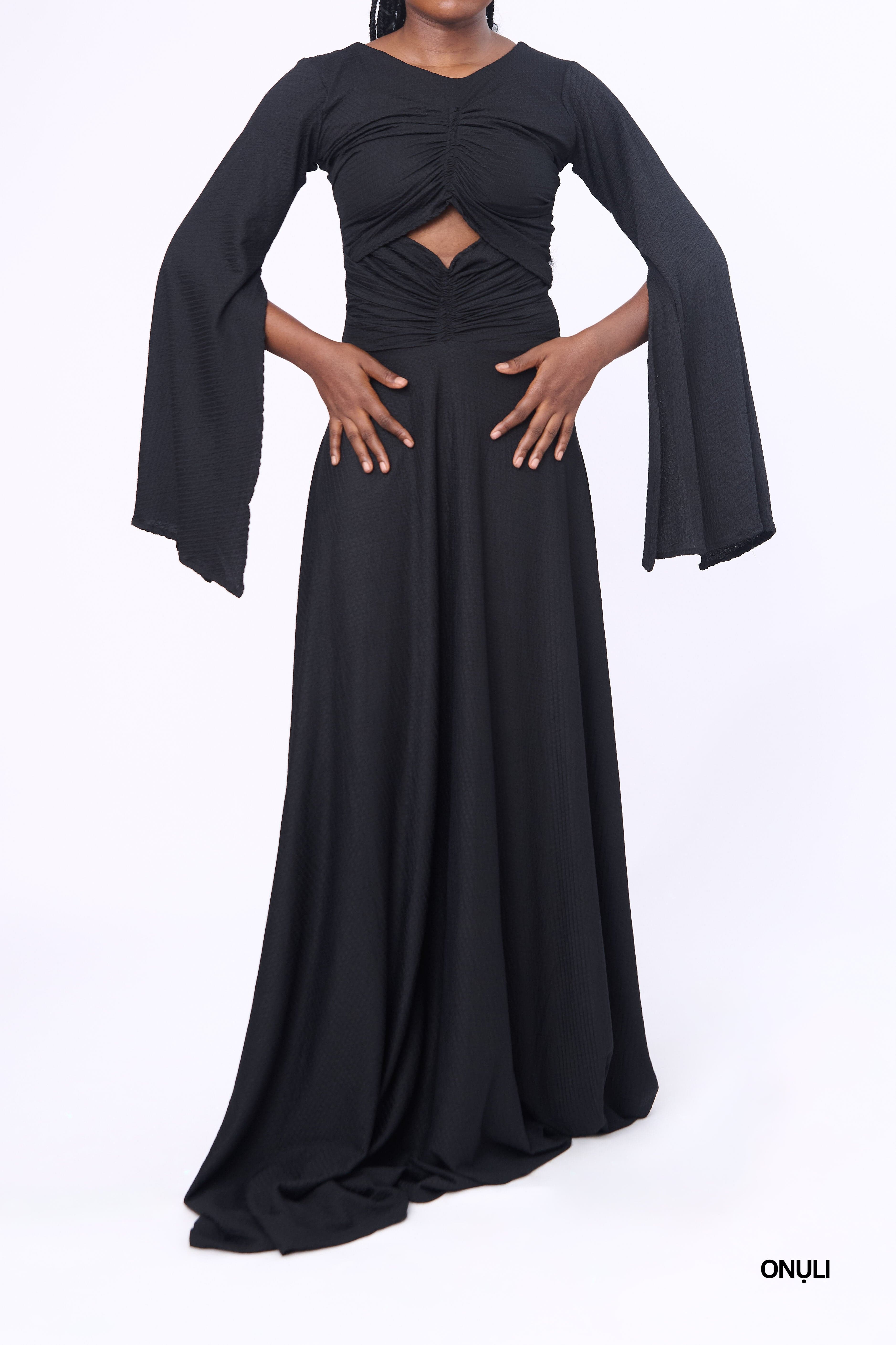 Ruks à la mode Dress Black / 10 Amma Crepe Dress