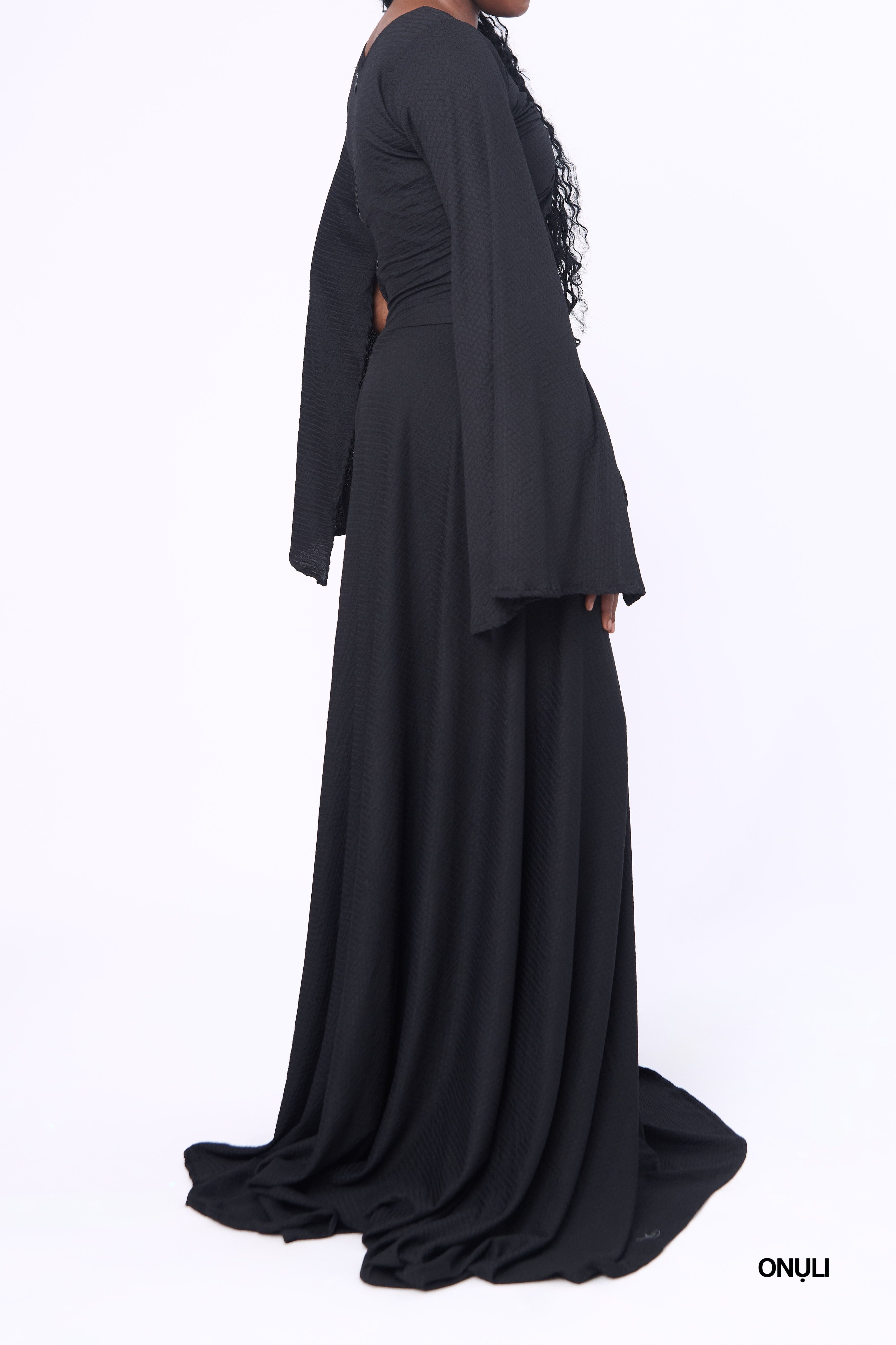 Ruks à la mode Dress Black / 10 Amma Crepe Dress