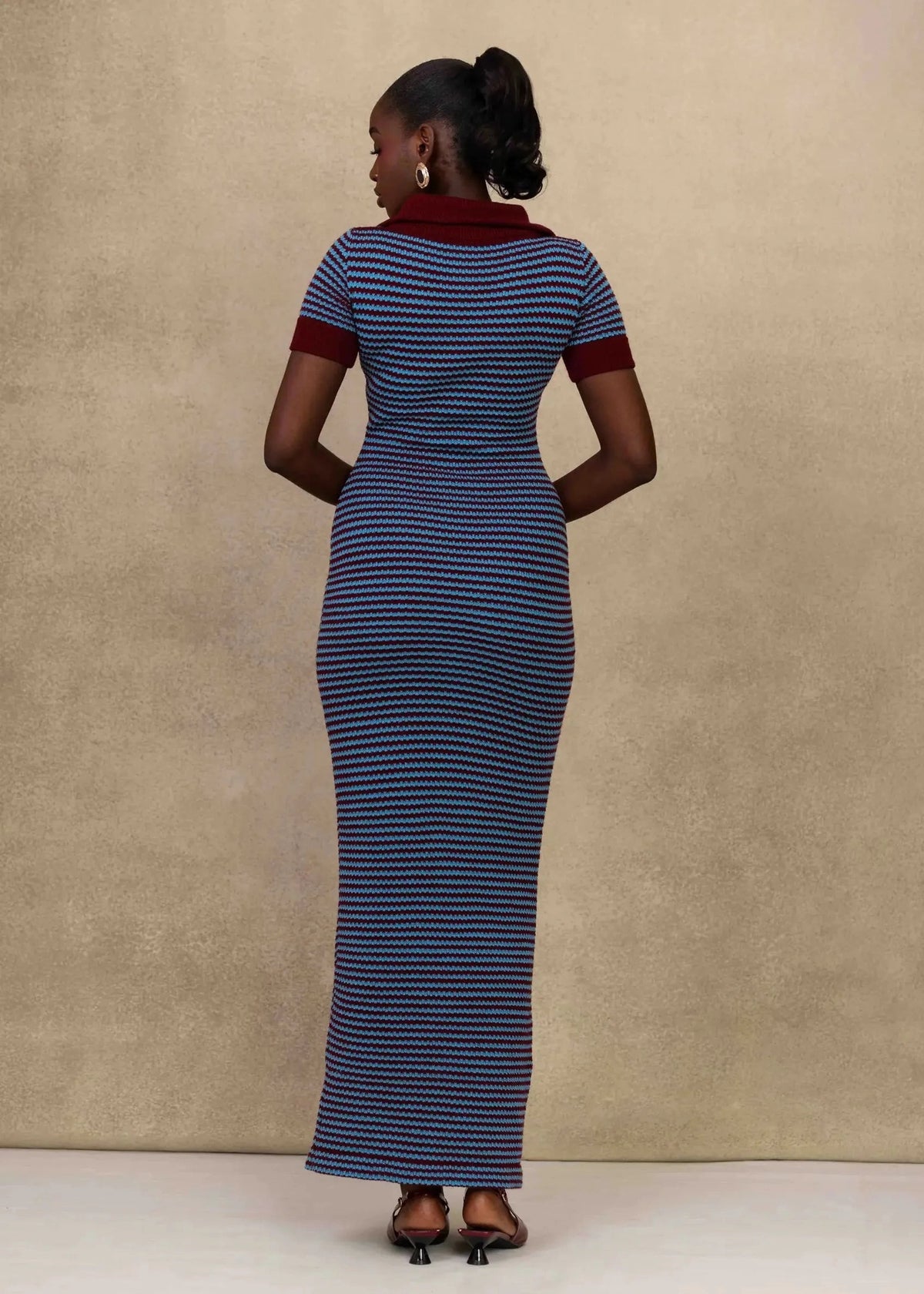 Ruks á la mode Dress Blue wash Dee Knit Maxi Dress