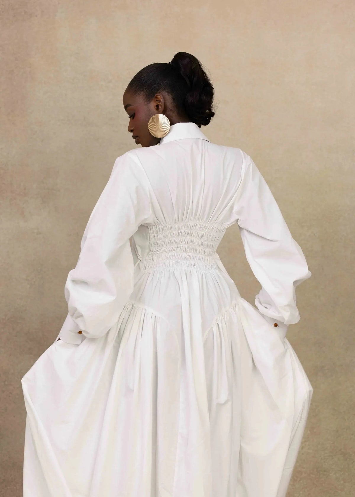 Ruks á la mode Dress Mariyah Puff Sleeves Dress