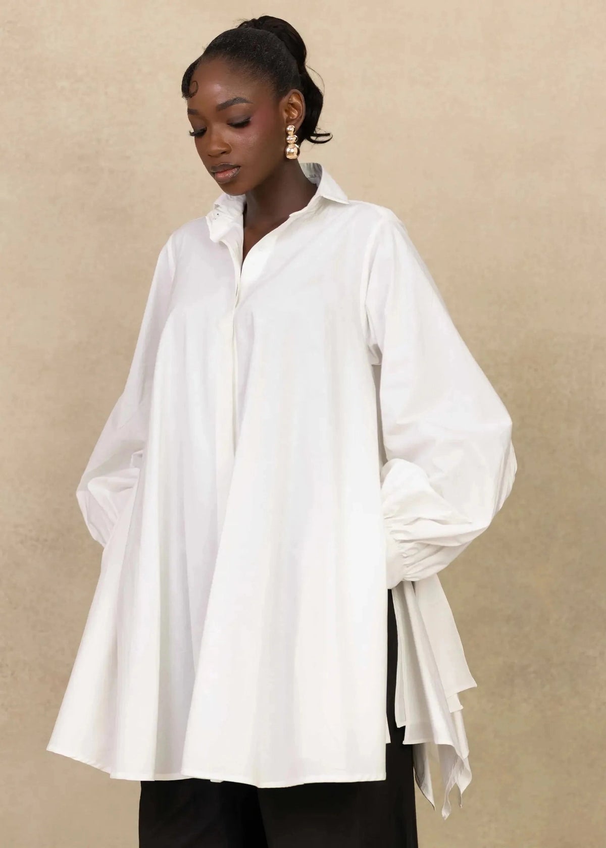 Ruks á la mode Shirts & Blouses Mai Puff Sleeves Shirt