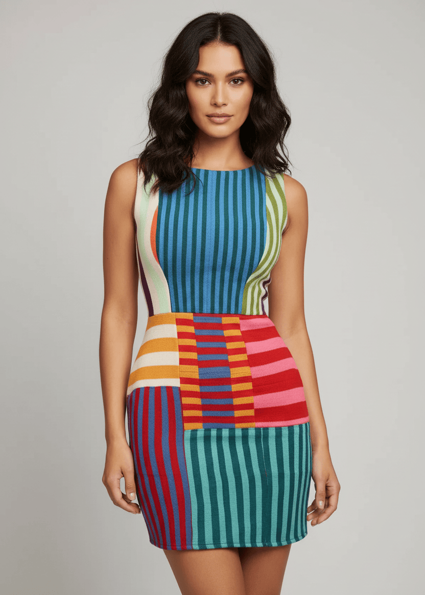 Sheye Oladejo Dress Àsàké Mini Dress
