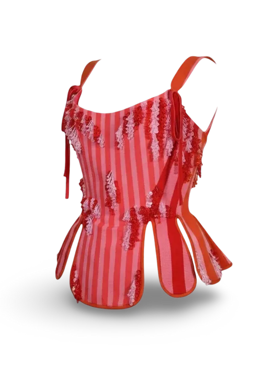 Sheye Oladejo Tops Èkolet Corset Top