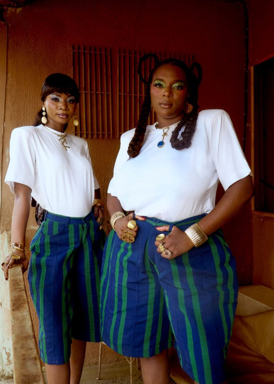 SISÈ Short Aso Oke Uniform Shorts