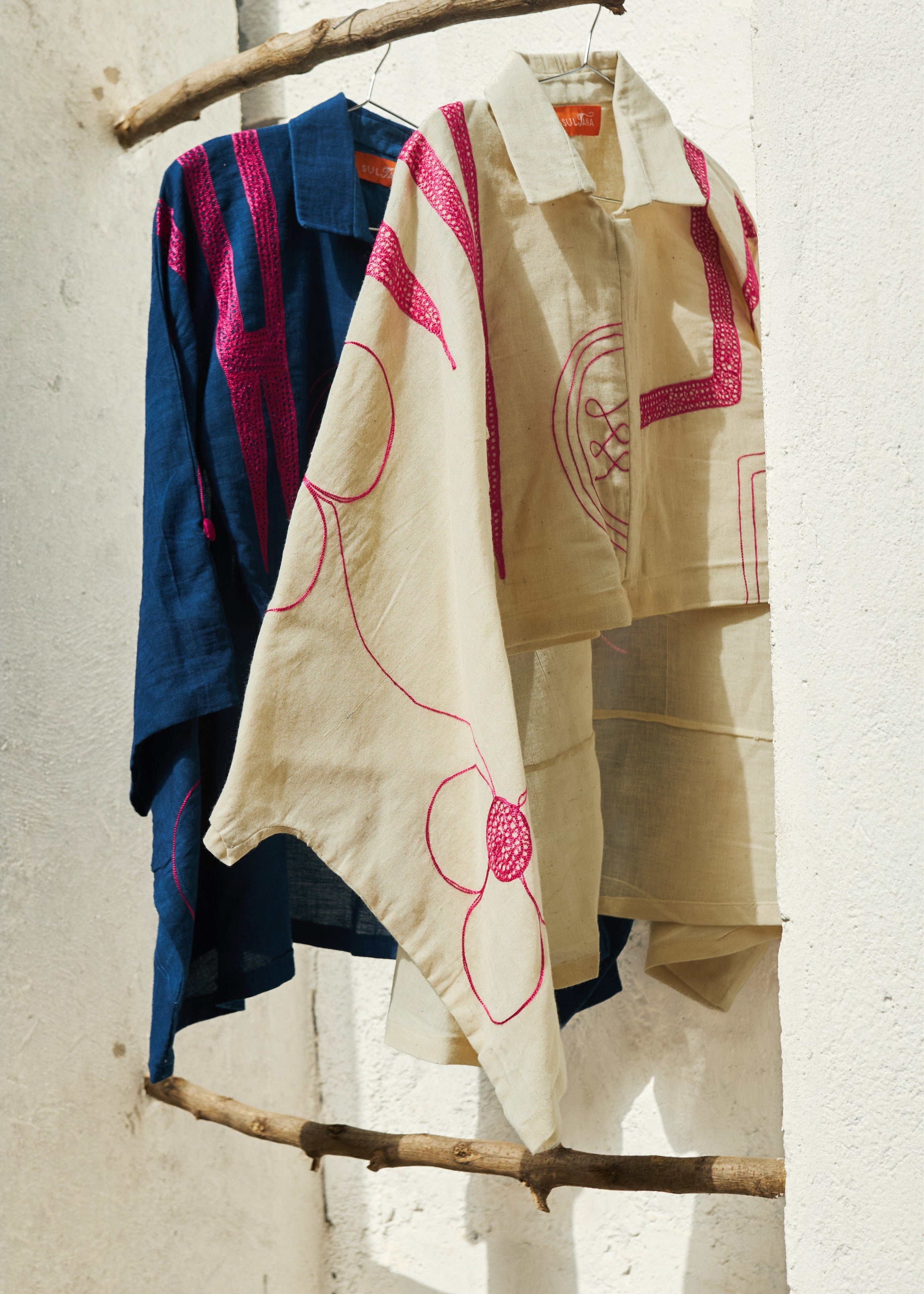 Sultana Shirt BOUGAINVILLEA High low shirt