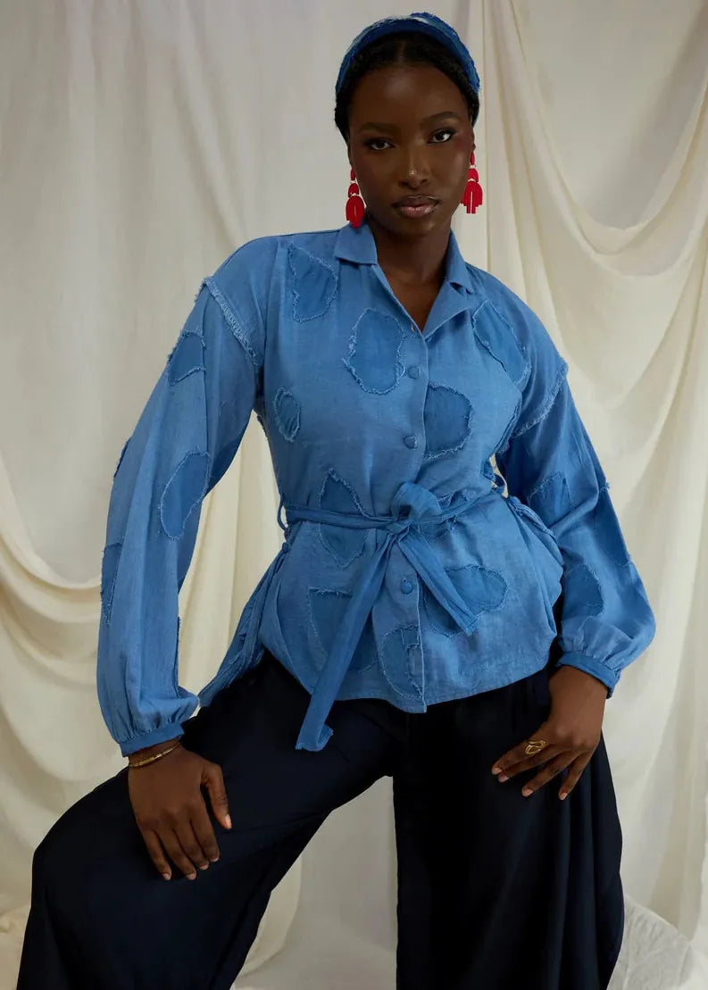 Sultana Shirt Morph Patch blouse