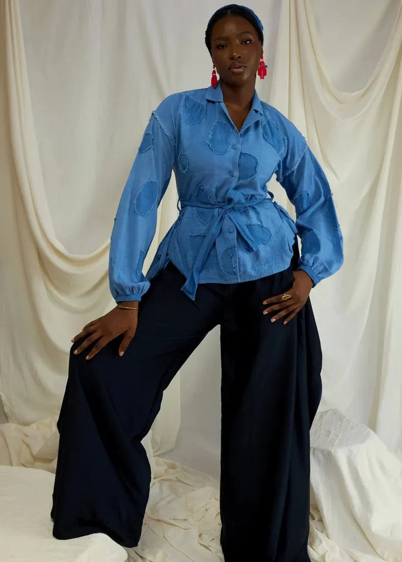 Sultana Shirt Morph Patch blouse