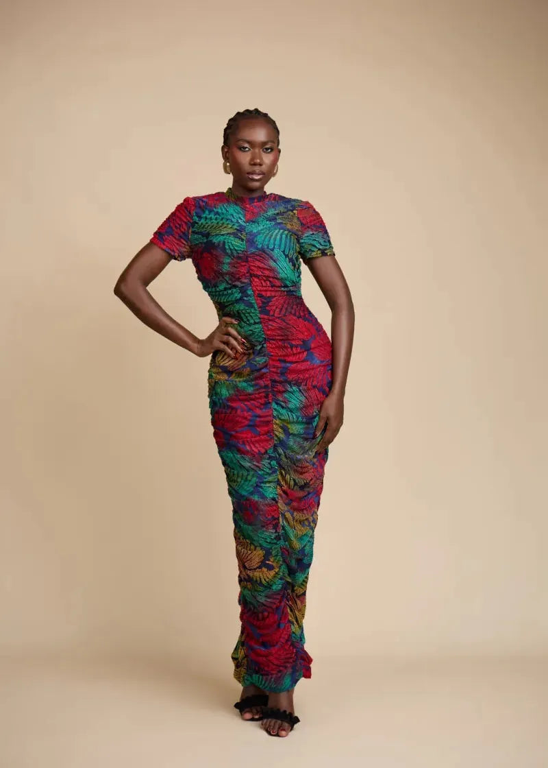 Talensi Atelier Dress Hassana - Green Dress