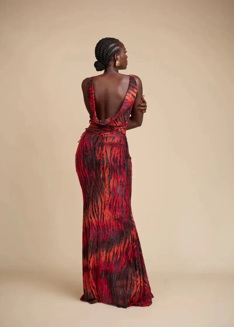 Talensi Atelier Dress Nala - Red Dress