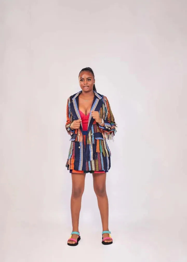 The Budding Blue Blazer Peppervine Jacket