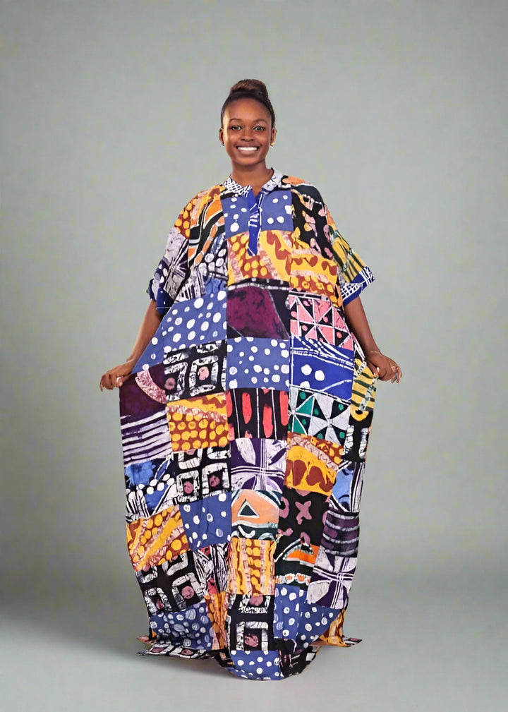 The Budding Blue Bubu Blue Tunic Blue Bubu Dress