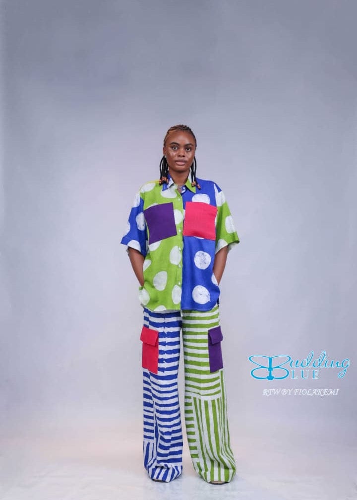 The Budding Blue Co-Ord Set Idunnu Set