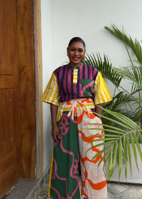 The Budding Blue Co-ord Sets & Matching Sets The Kembe Multicolor Culottes Set