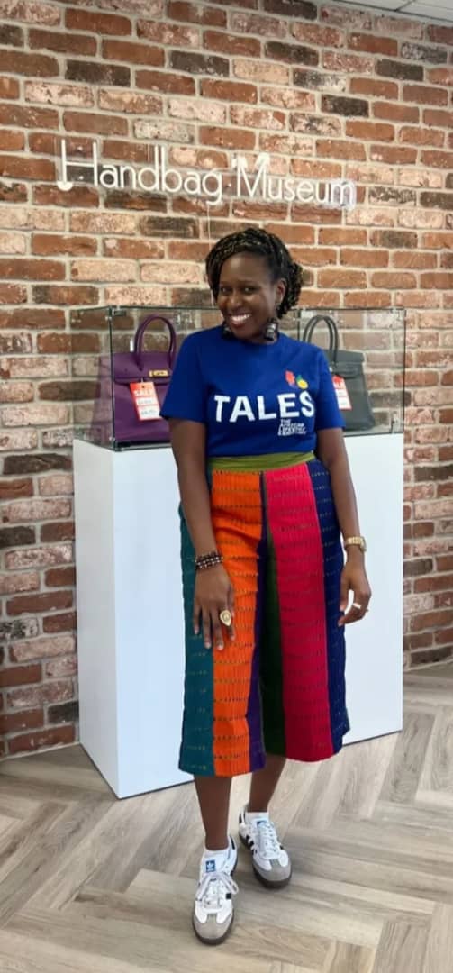 The Budding Blue Pants Aworewa Asooke Pant