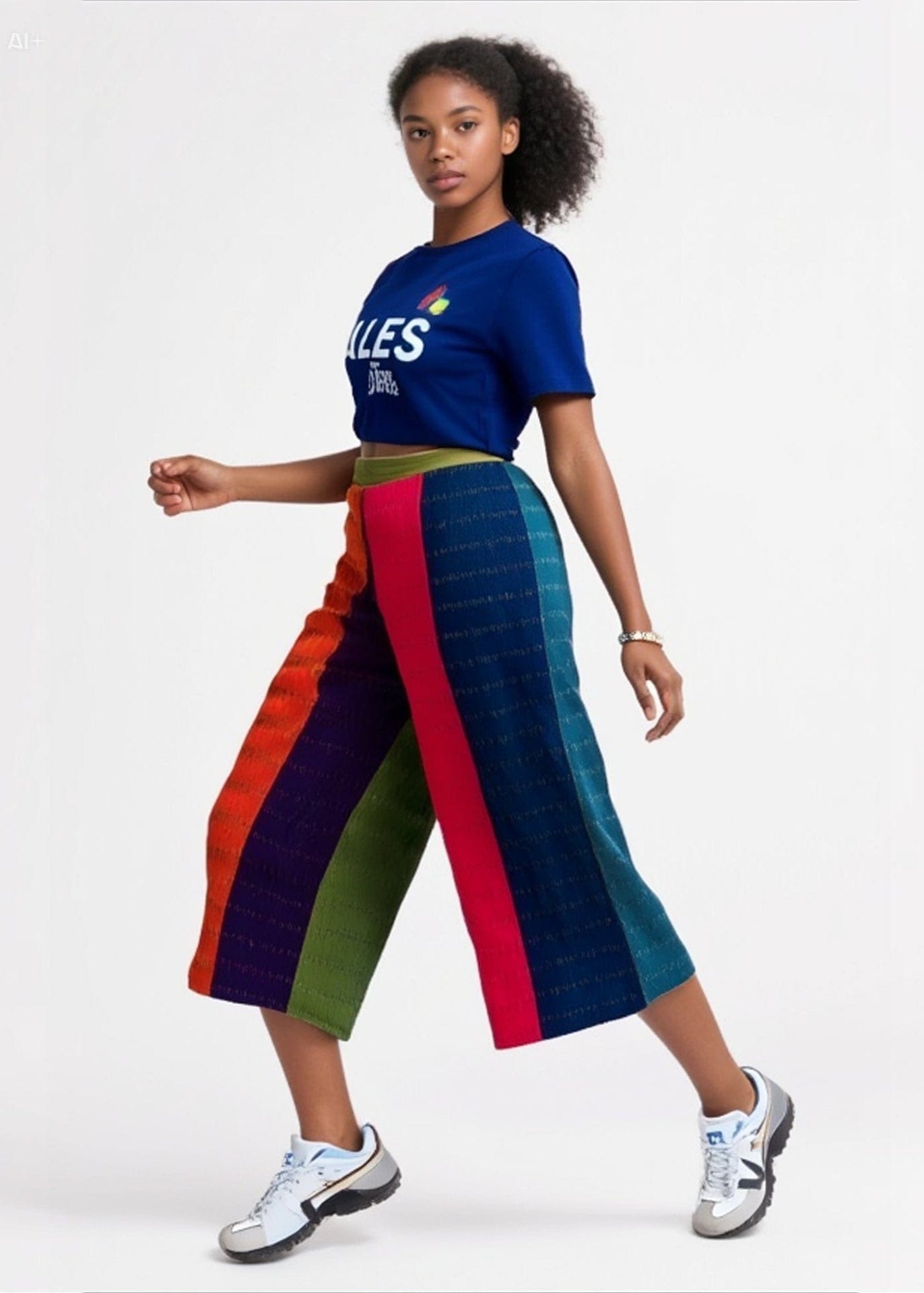 The Budding Blue Pants Aworewa Asooke Pant