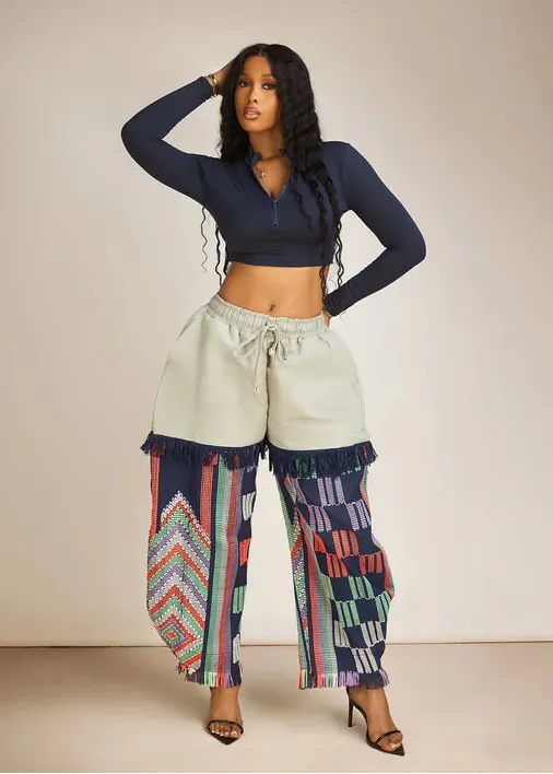 Trax Apparel Pants Uptown Barrel Pants - Red