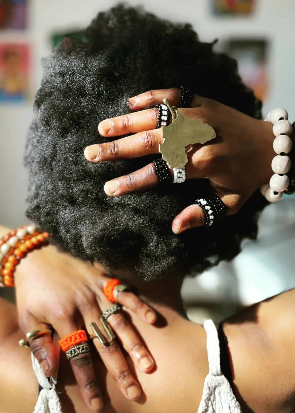 Tribal Monkey Jewellery Textured Rings