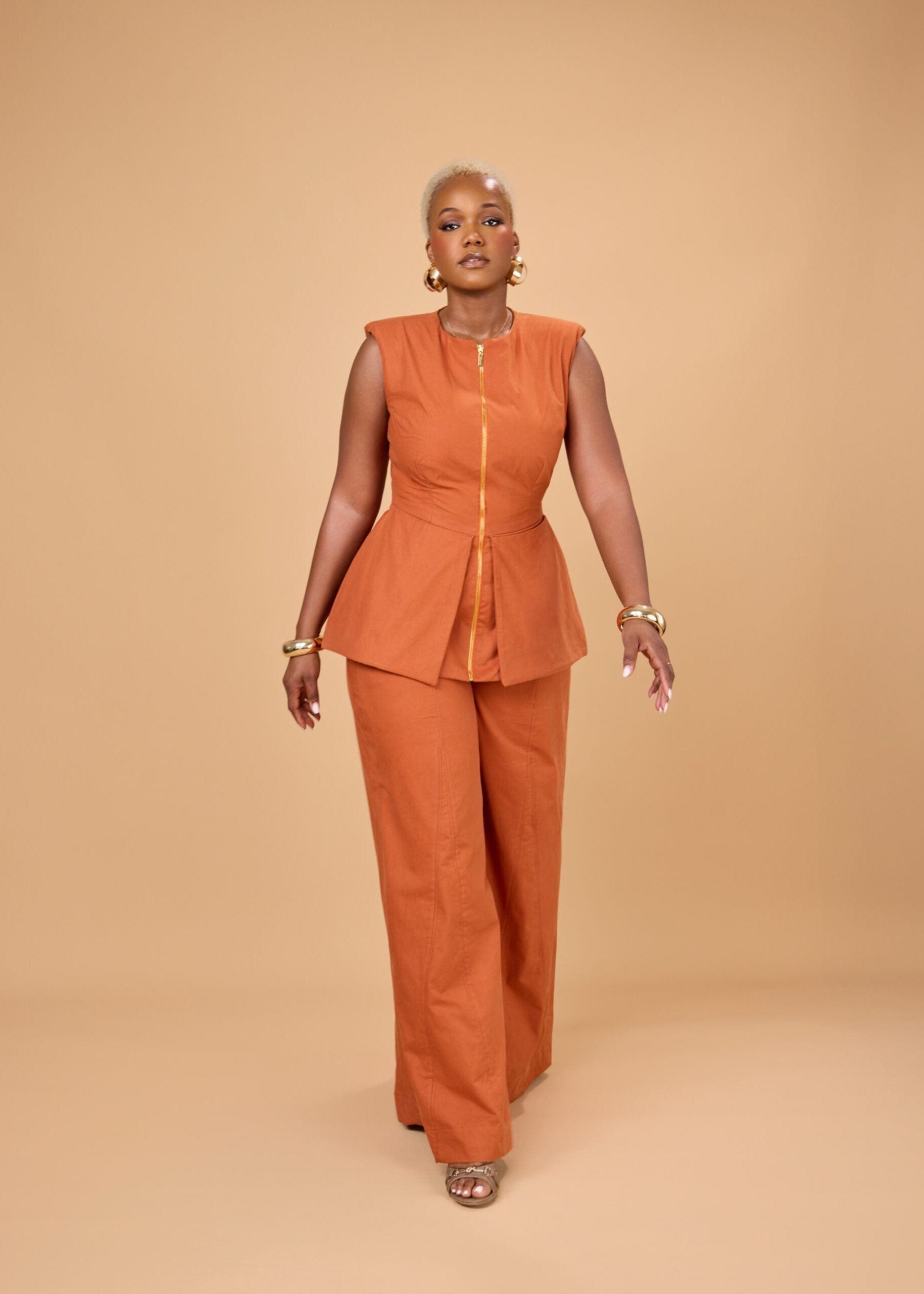 Vexxels Co-Ord Set Orange / S Mildred Set