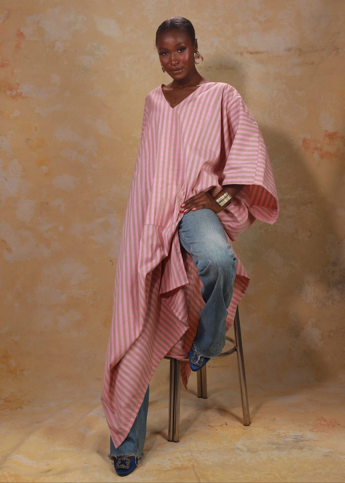 YVK Designs Bubus & Kaftans Linen Kaftan