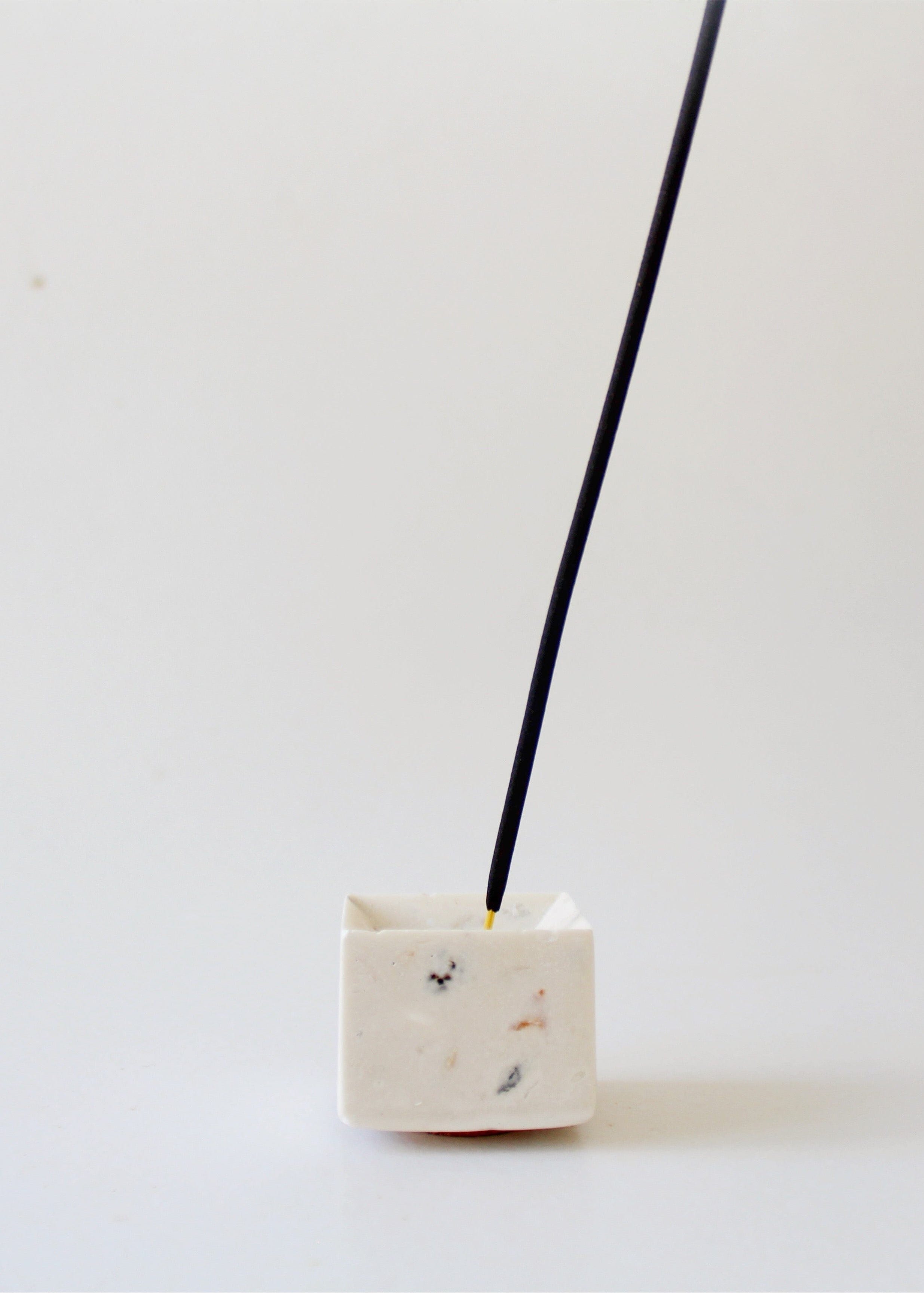 Zoa Collective Home Accessories White Kub Incense Holder