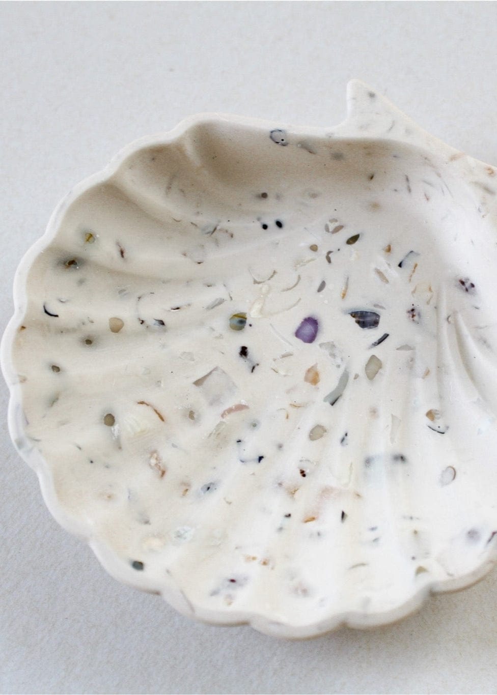 Zoa Collective Home Accessories White Scallop Trinket Tray Mini